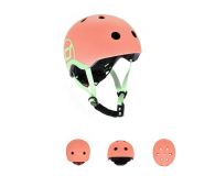 Scoot & Ride Kask Ochronny XXS-S dla dzieci 1-5 lat Peach - 580275 - zdjęcie 3